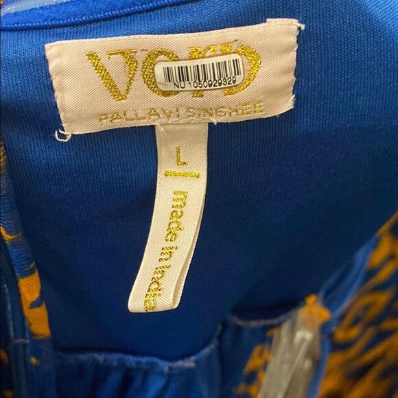 Verb by Pallavi Singhee Halter Cut-Out Midi Dress Resort Wear Size L - Picture 15 of 15